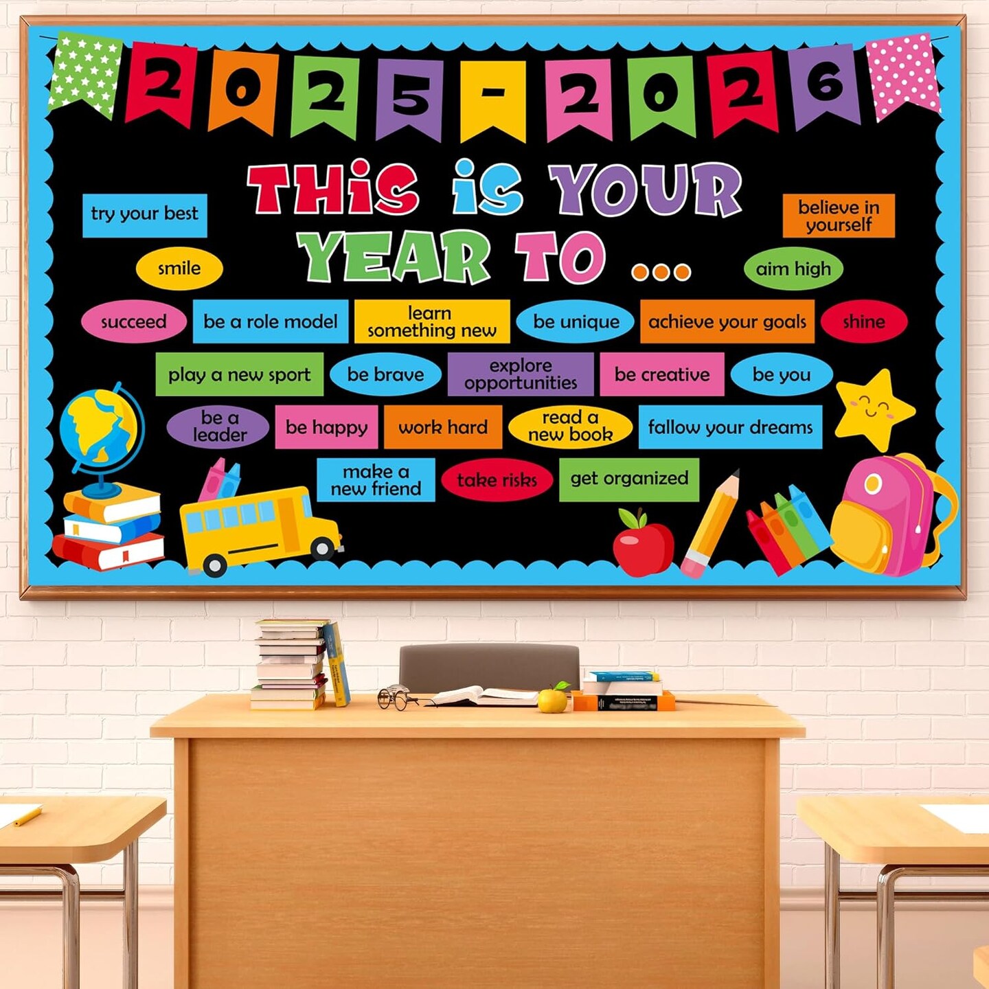Classroom Bulletin Board Set This is Your Year Inspirational Classroom Decoration