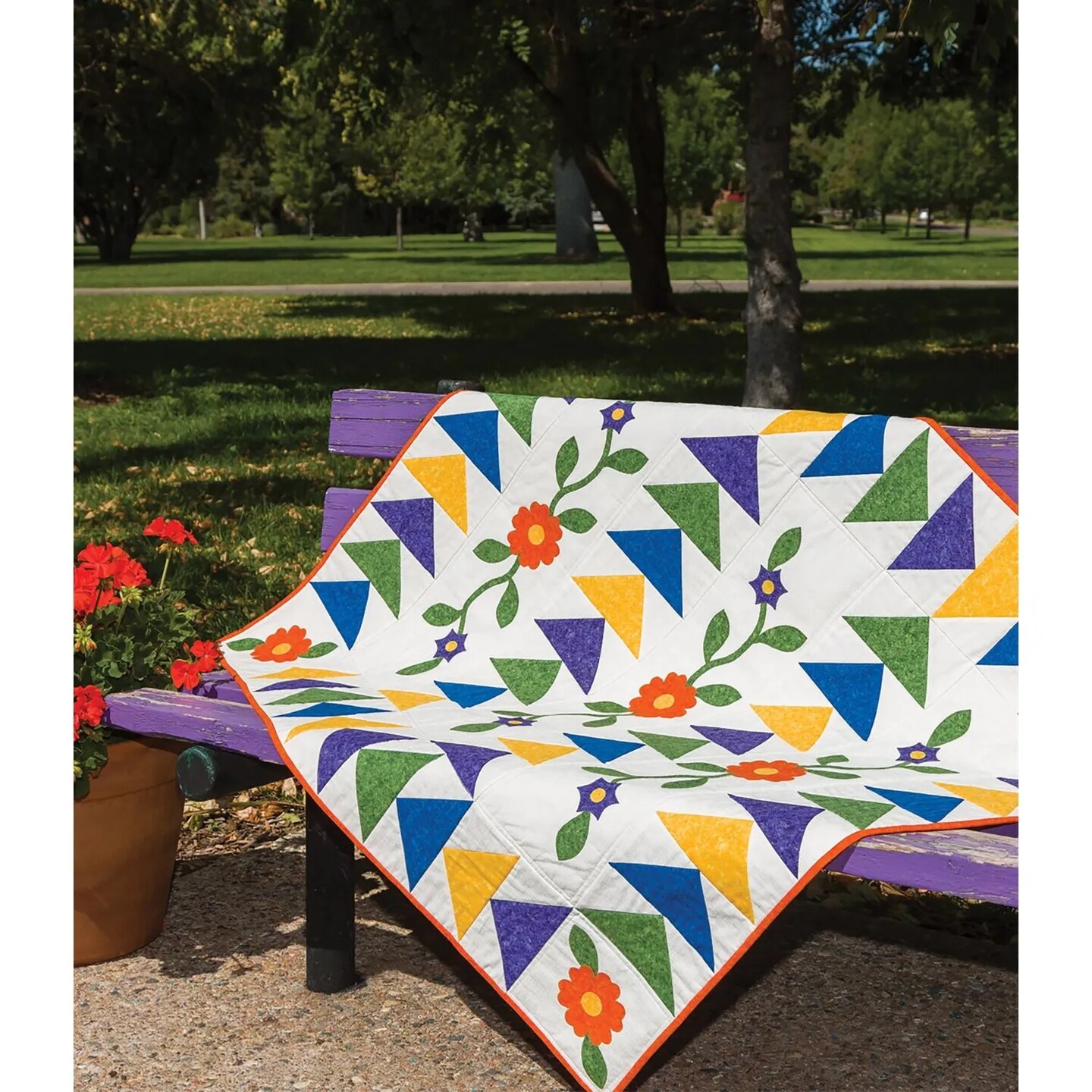 AccuQuilt GO! Round Flower Fabric Cutting Die for Appliqué Quilting & Crafts