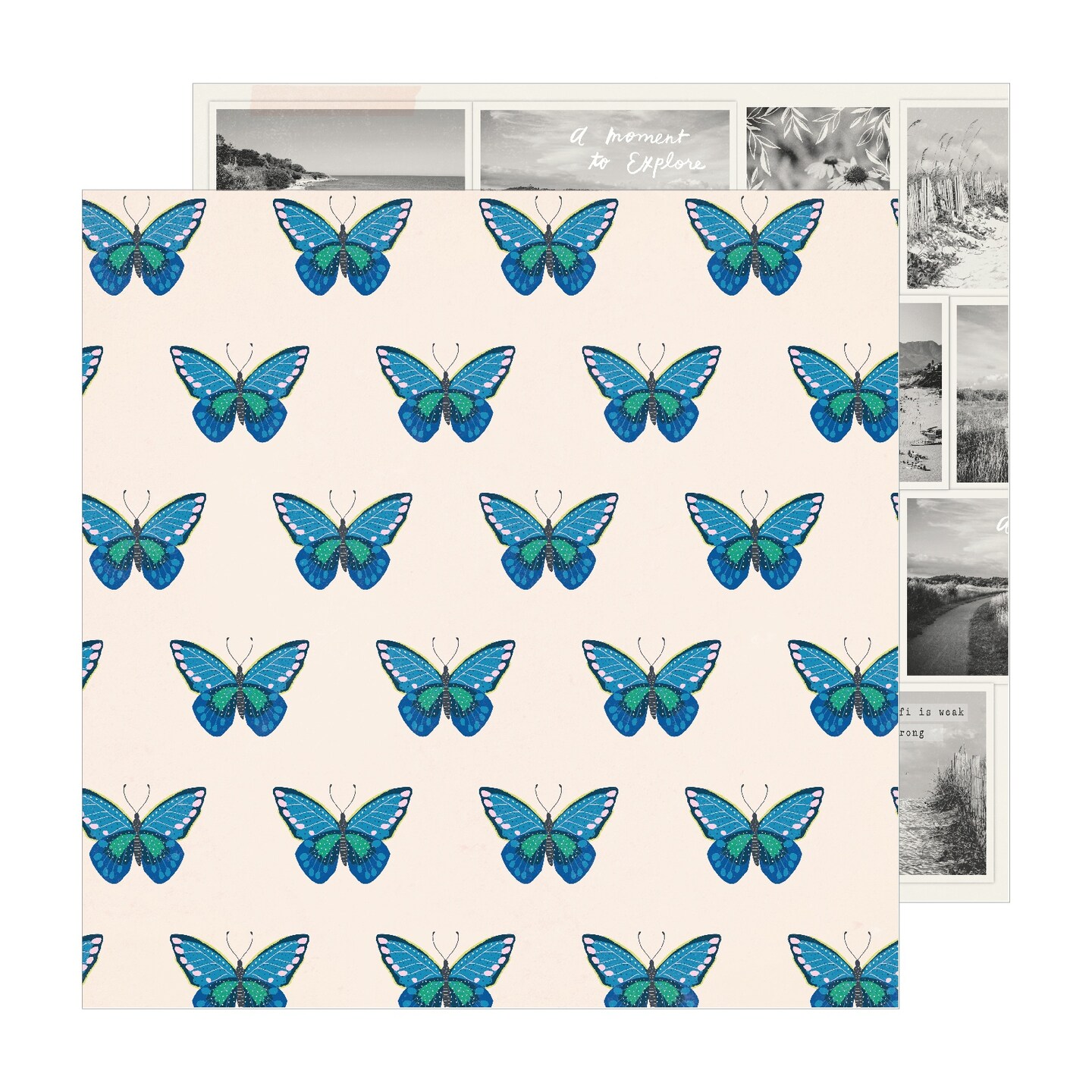 Maggie Holmes Sunny Days Double-Sided Cardstock 12"X12"-Blissful