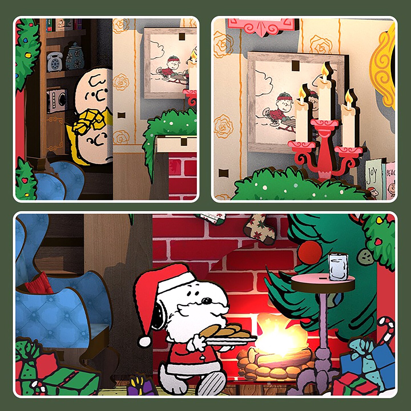 Peanuts&#xAE; Christmas | DIY Miniature Book Nook Kit