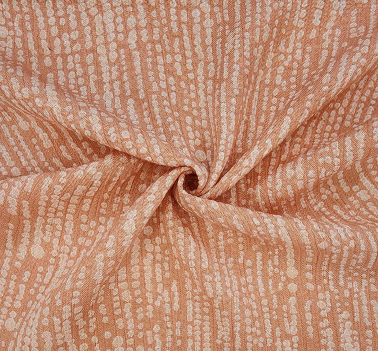 1 Yard Crinkle Mauve Soft & Flowing Textured Rayon Fabric 50/52” Wide