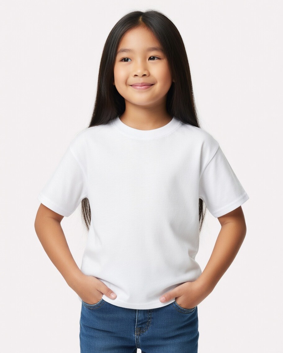 Gildan® Softstyle Youth Midweight Crewneck T-Shirt for School, Sports & Everyday Eco-Friendly Kids Tee