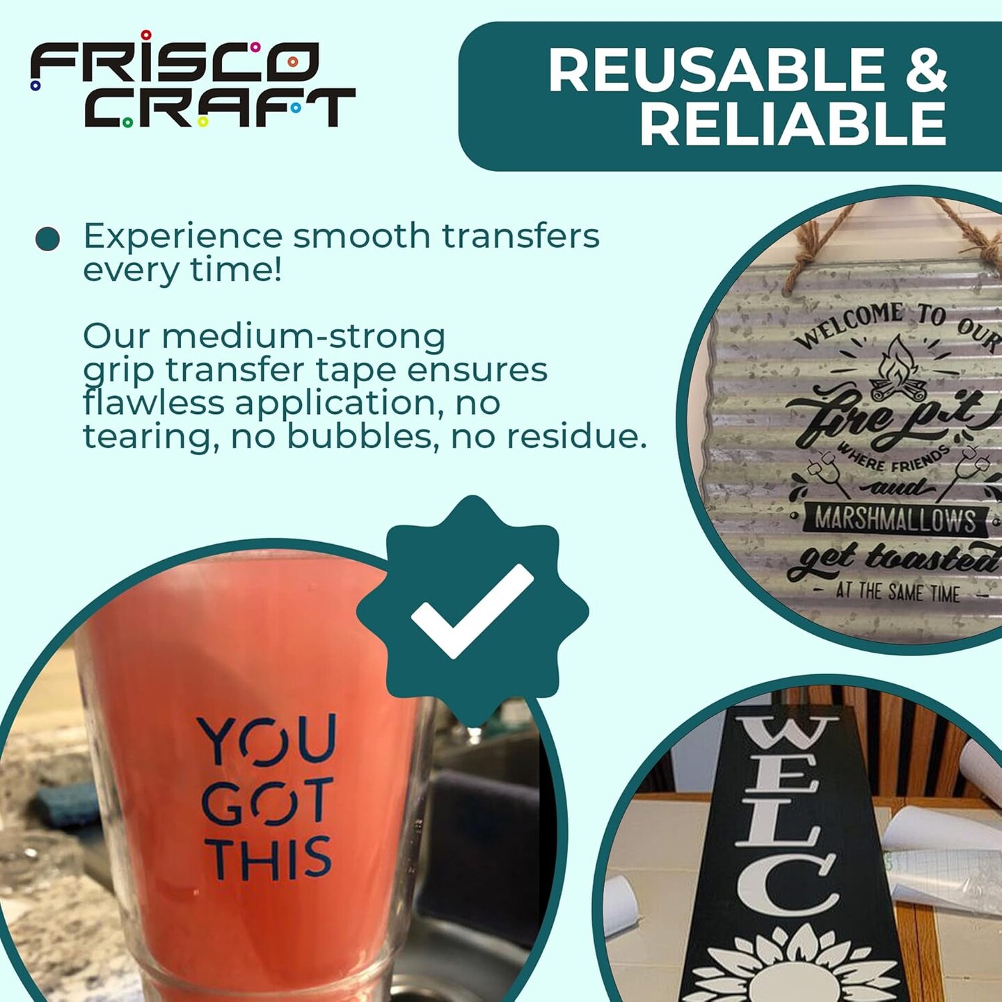 Clear Transfer Tape for Vinyl