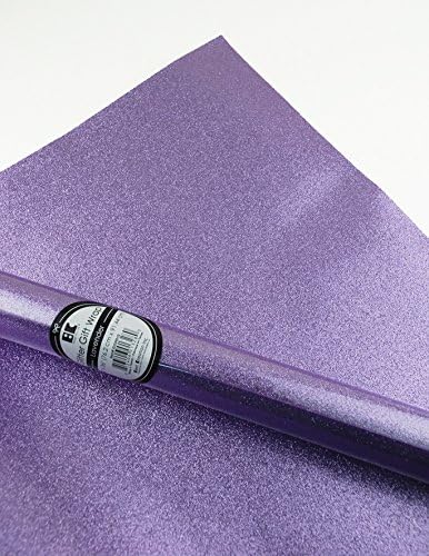 Best Creation Glitter Gift Wrap, 30 x 36-Inch Lavender 2 ROLLS