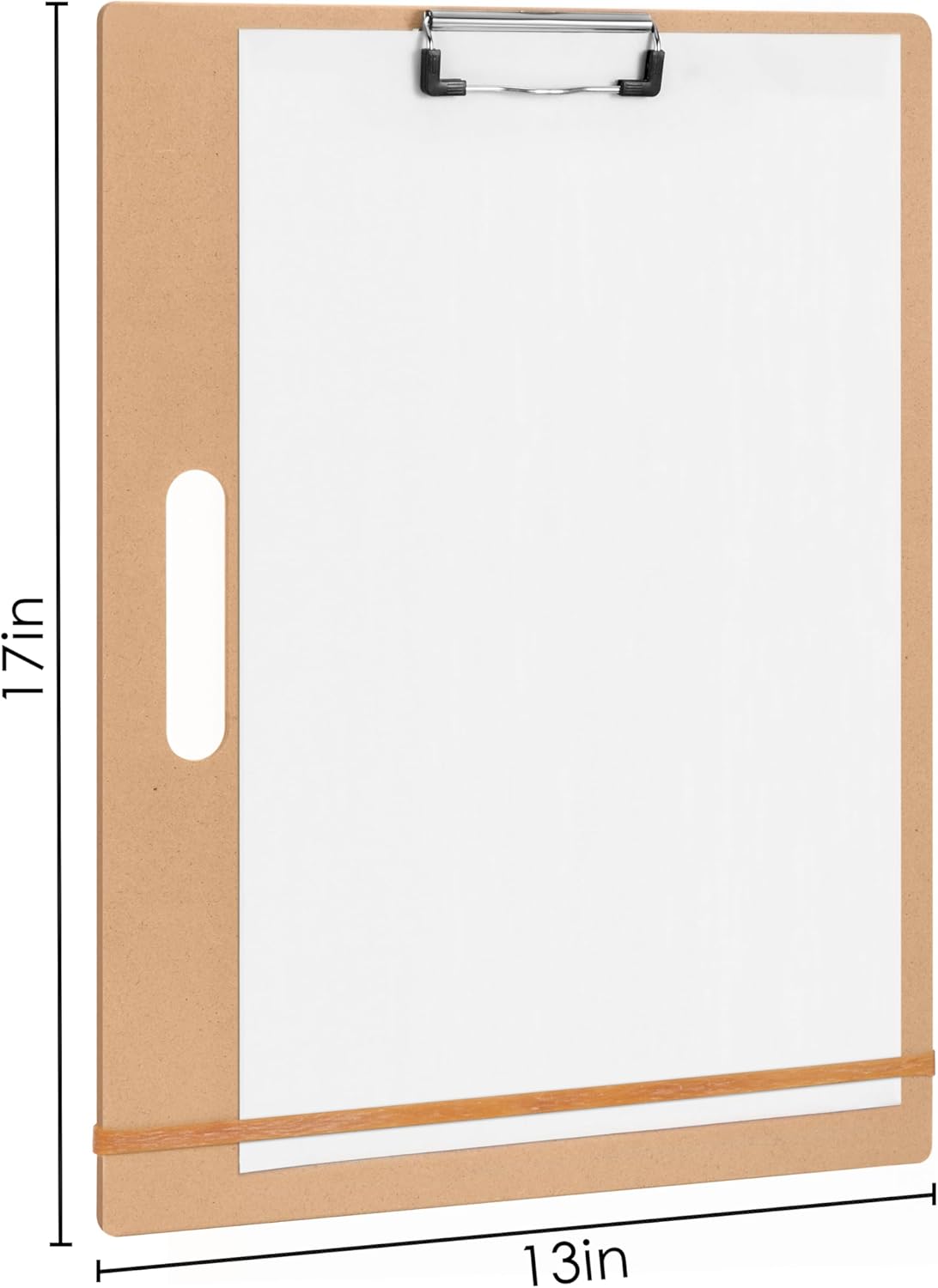 13×17 Artist Sketch Board with Handle – Portable Clipboard for Painting & Drawing