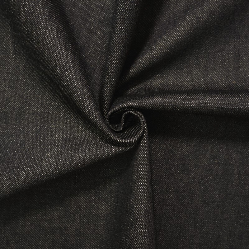 Blue 12 oz. Famous Denim Co. Cotton Stretch Denim Twill Woven Fabric By the Yard