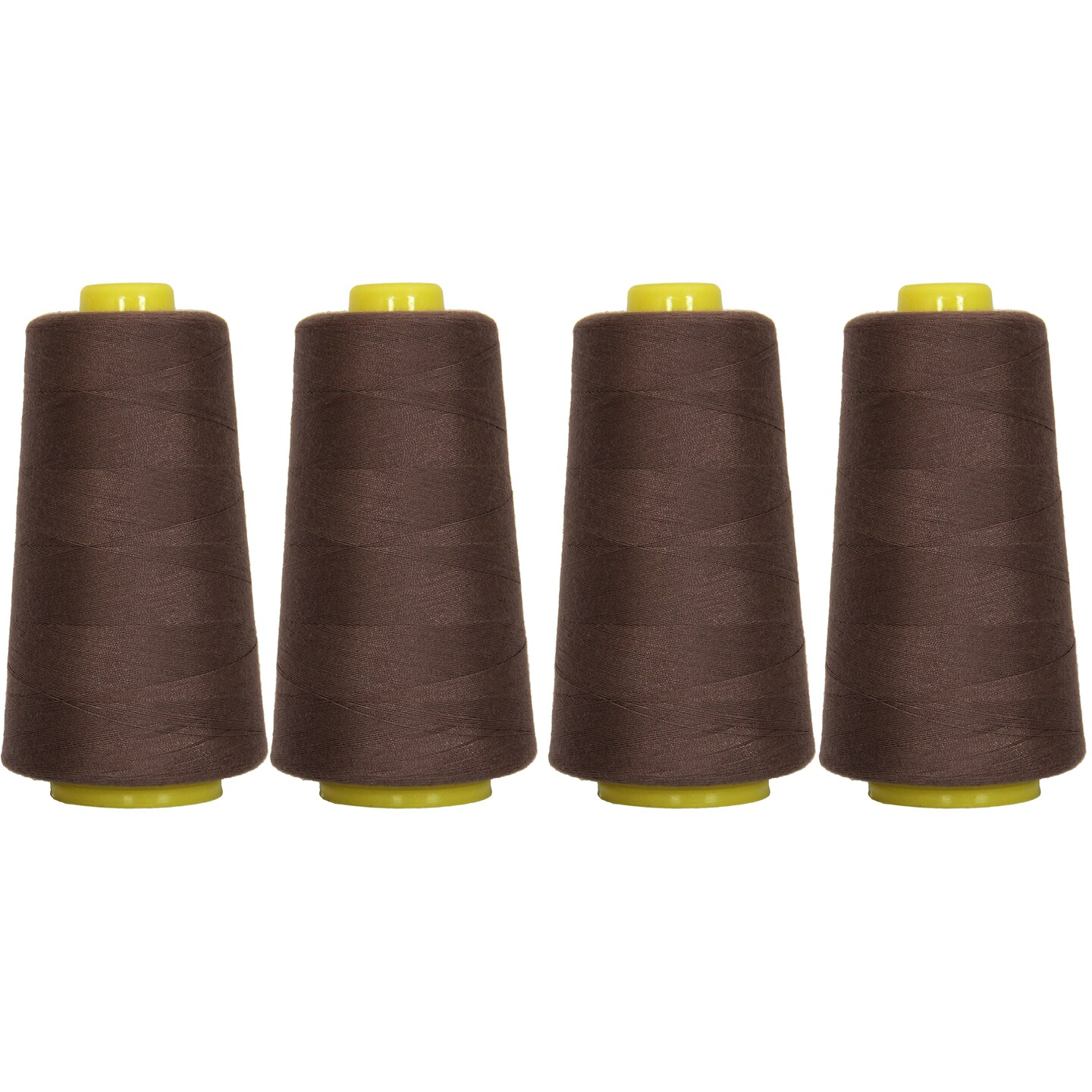 Threadart Polyester Serger Thread - 2750 yds 40/2 - 4 Cone Bundle Pack - 56 Colors Available -