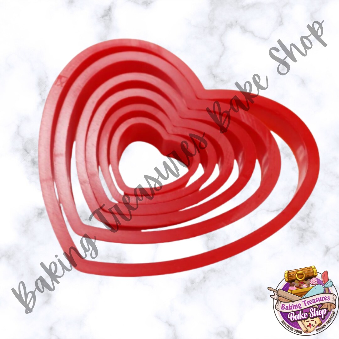 6PCS Heart Shaped Cookie Cutters*
