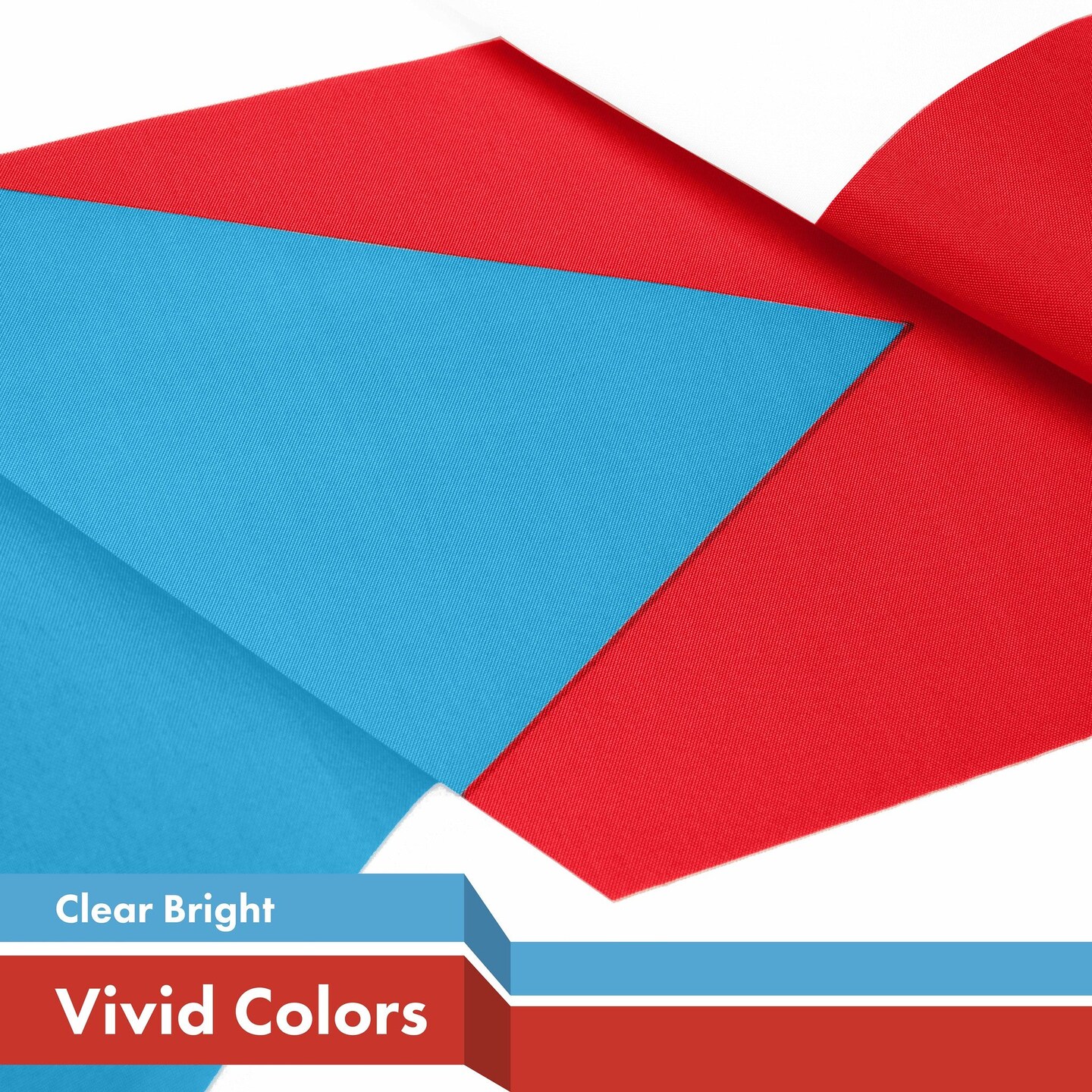 G128 2 Pack: Puerto Rico Light Blue Puerto Rican PR Flag | 3x5 Ft | LiteWeave Pro Series Printed 150D Polyester | Indoor/Outdoor, Vibrant Colors, Brass Grommets