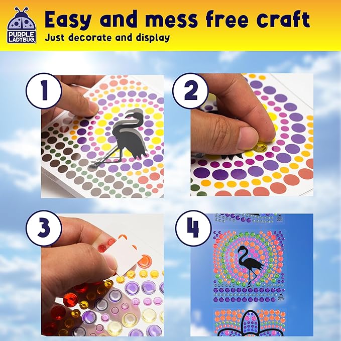Window Art Kids Crafts - Fun Arts and Crafts for Kids Ages 8-12 &#x26; Birthday Gifts for Girls 6 7 8 9 10 Year Old - Crafts for Girls 8-12, Valentines Gifts for Kids 6-8 7-10, Toys for Ages 5-7