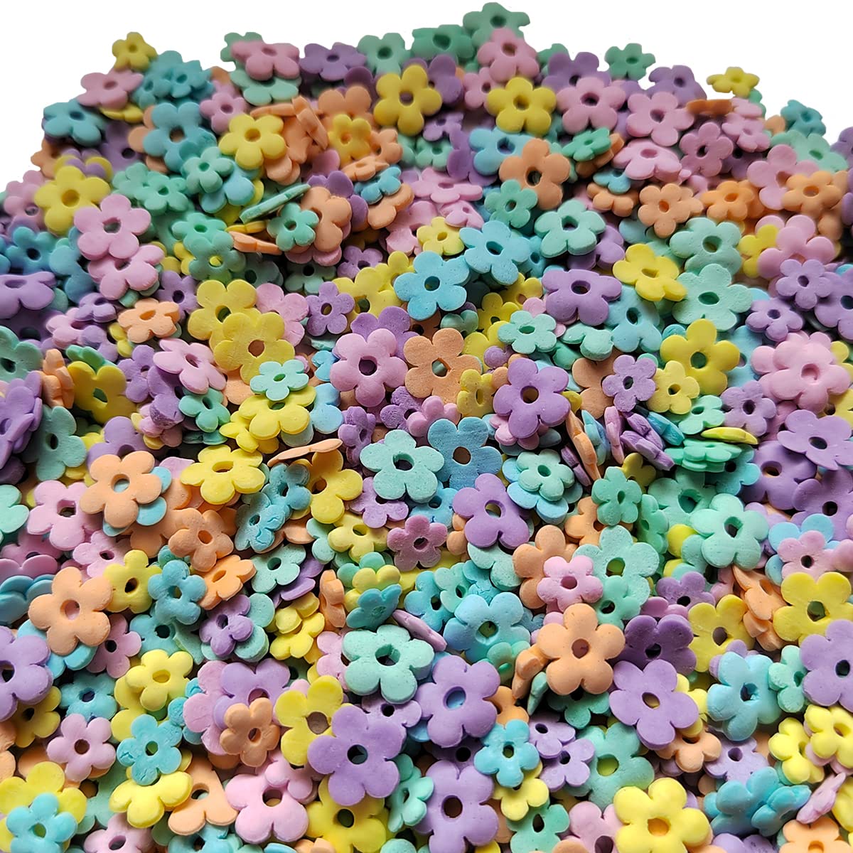 Edible Spring Flowers Sprinkles Ice Cream Sprinkle Sugar Candy Baking Cake Cupcake Toppers Cookie Donut Dessert Decoration 2.47 Ounces