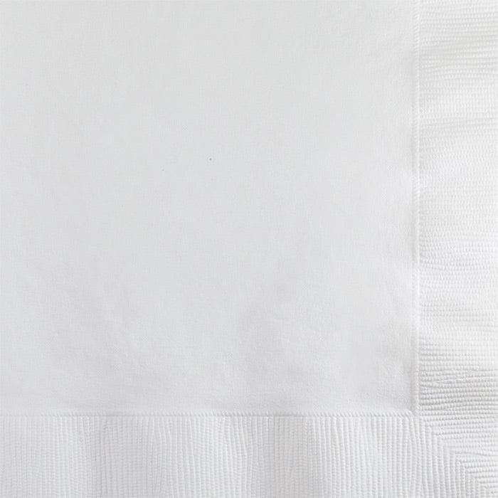 Bulk Pack of 100 White Beverage Napkins 2Ply