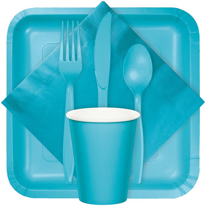 Bermuda Blue Hot/Cold Paper Cups 9 Oz (24/Pkg)