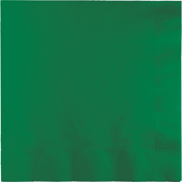 Bulk Pack of 100 Emerald Green Luncheon Napkins 2Ply
