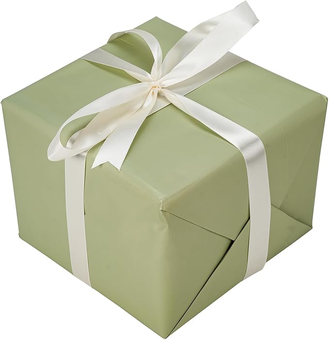 Ivory Ribbon 1 Inch, 50 Yards/roll Solid Satin Ribbon for Gift Wrapping, Bow & Eternal Flower Making, Floral Bouquets, Party Decoration.