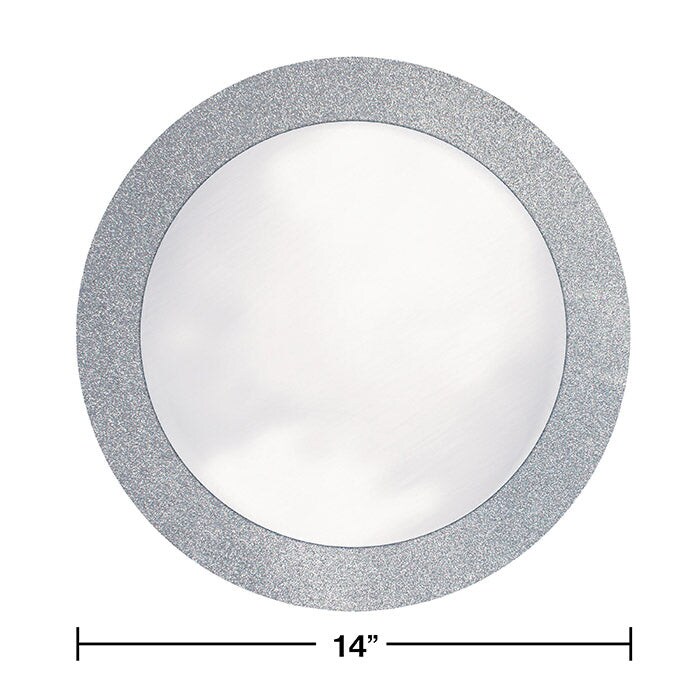 Glitz Silver Placemats, 14&#x22; (8/Pkg)