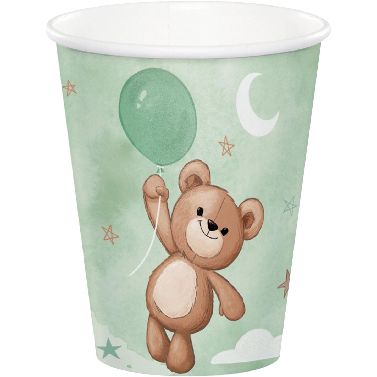 Teddy Bear Hot/Cold Cup 9Oz (8/Pkg)