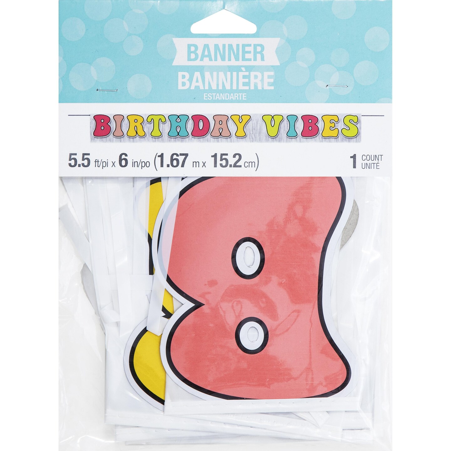 Bulk Pack of 2 Flower Power Letter Banners w/ Fringe