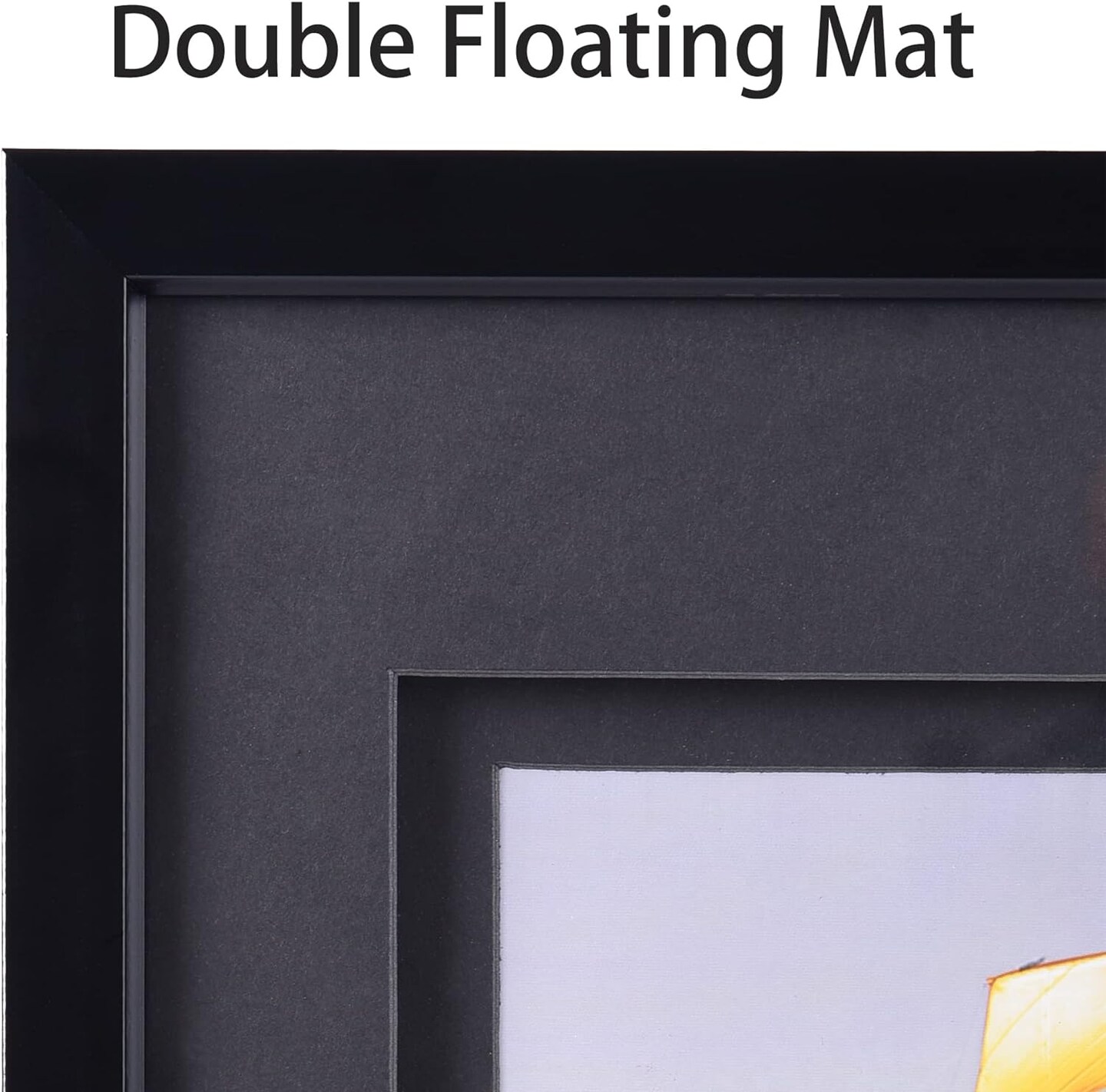 11x14 Double Floating Mat Picture Frame Set of 2