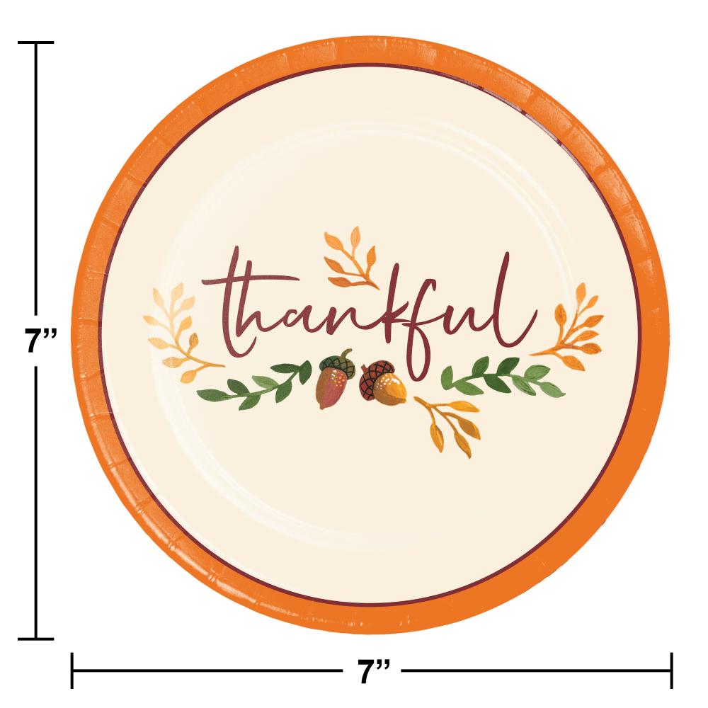 Fall Festivities Luncheon Plate (8/Pkg)