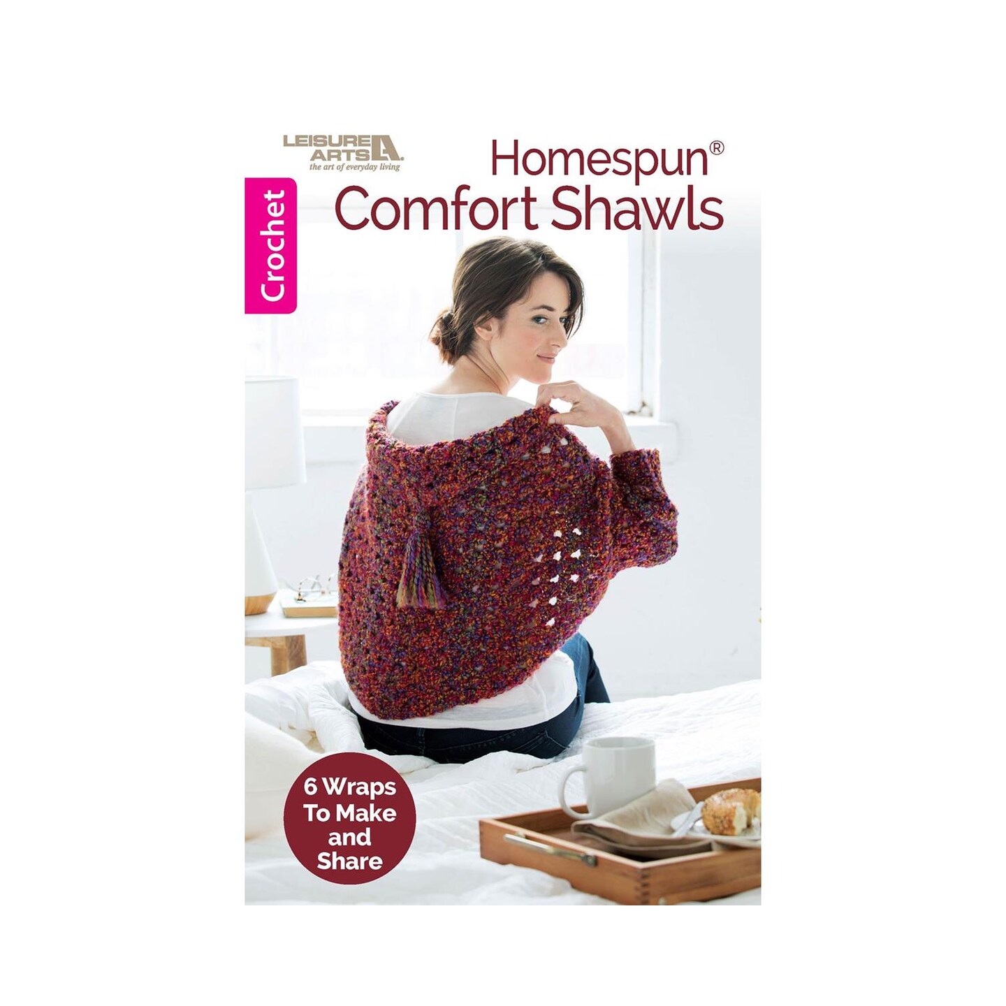 Leisure Arts Homespun Comfort Shawls Crochet Book, Crochet Book, Pattern Books, Books Patterns, Patterns, Stitch Patterns For Beginners