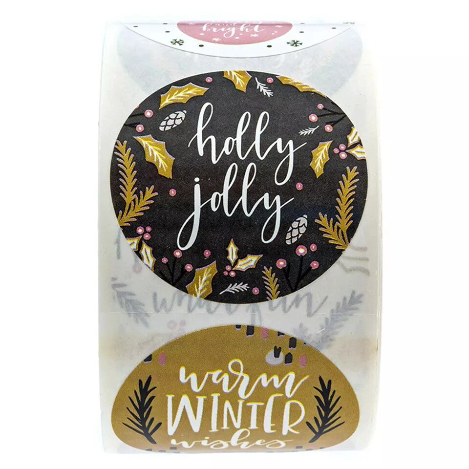 1000Pcs Thank You Stickers for Small Business 1.5Inch Self-Adhesive Round Labels