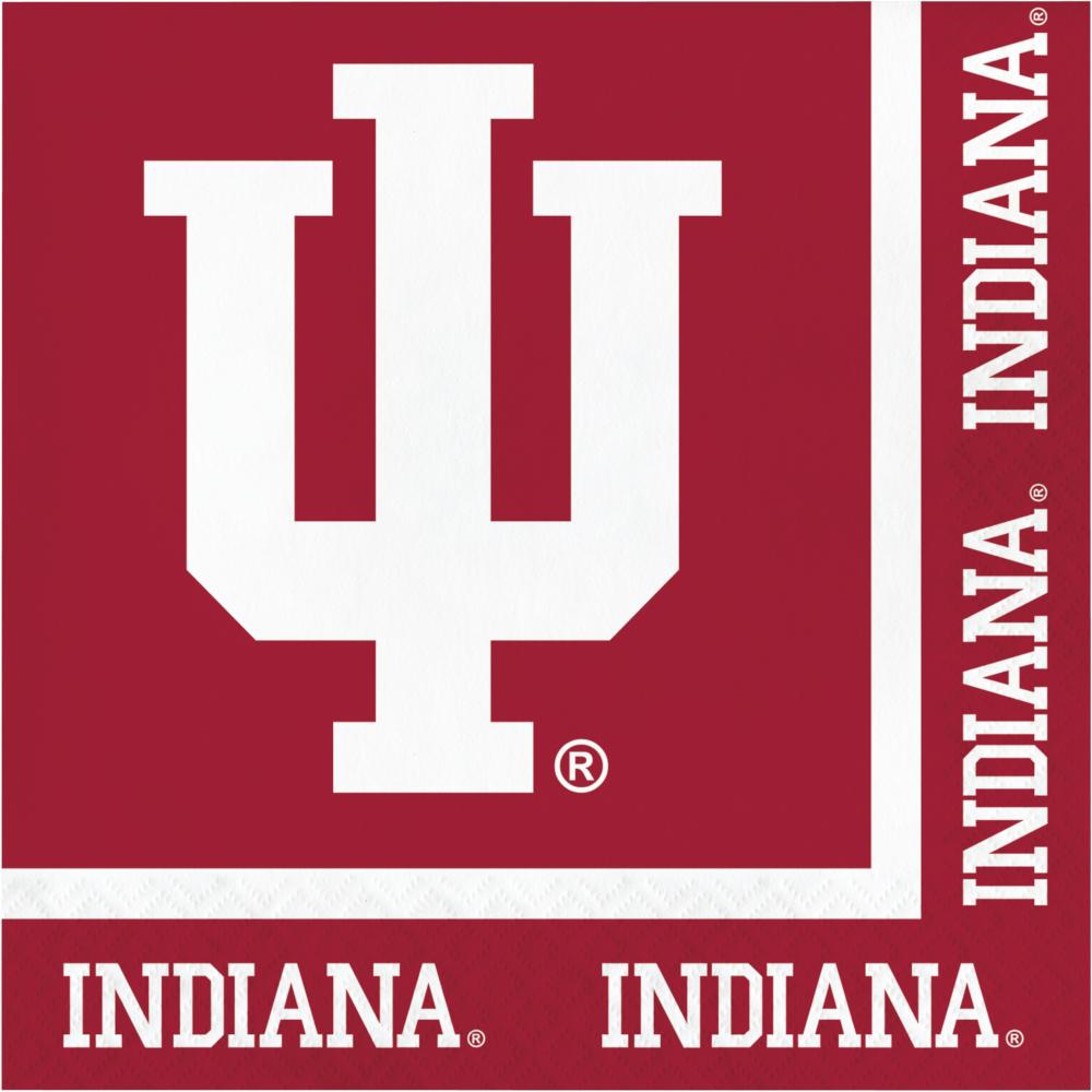 Bulk Pack of 40 Indiana Hoosiers Luncheon Napkins