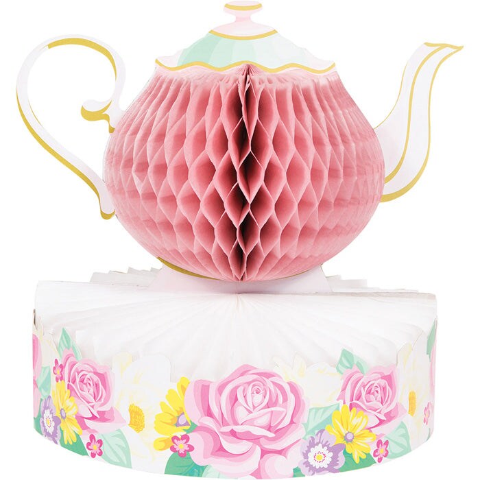 Floral Tea Party Centerpiece