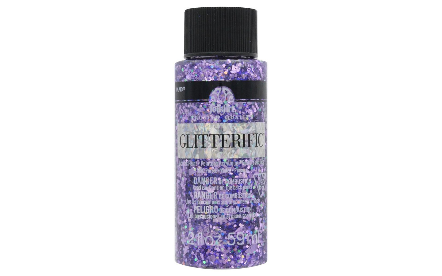 Plaid FolkArt Glitterific Paint 2oz Purple
