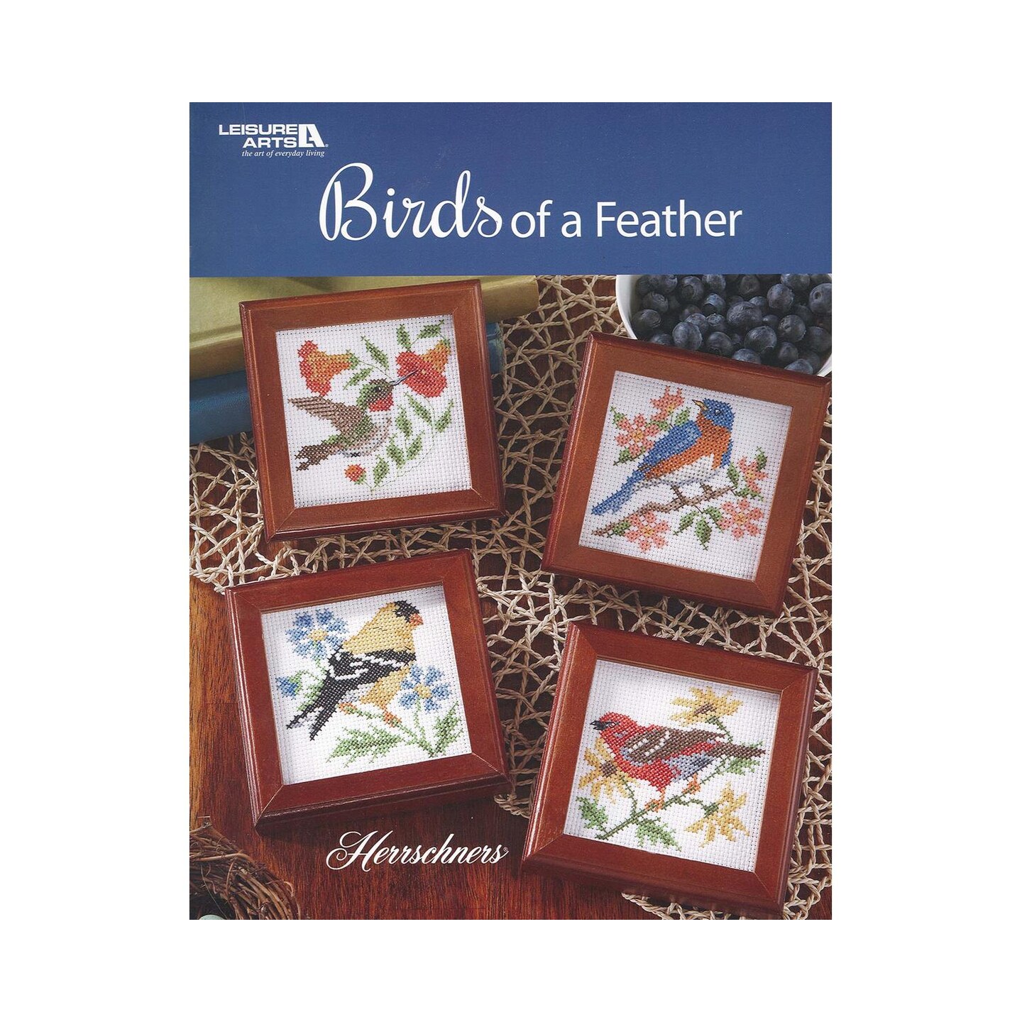 Leisure Arts Birds of A Feather Cross Stitch Book