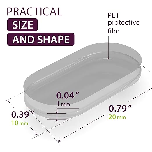Large Clear Gel Dots Double Sided 500PCs - Self Adhesive Glue Sticky Dots Removable