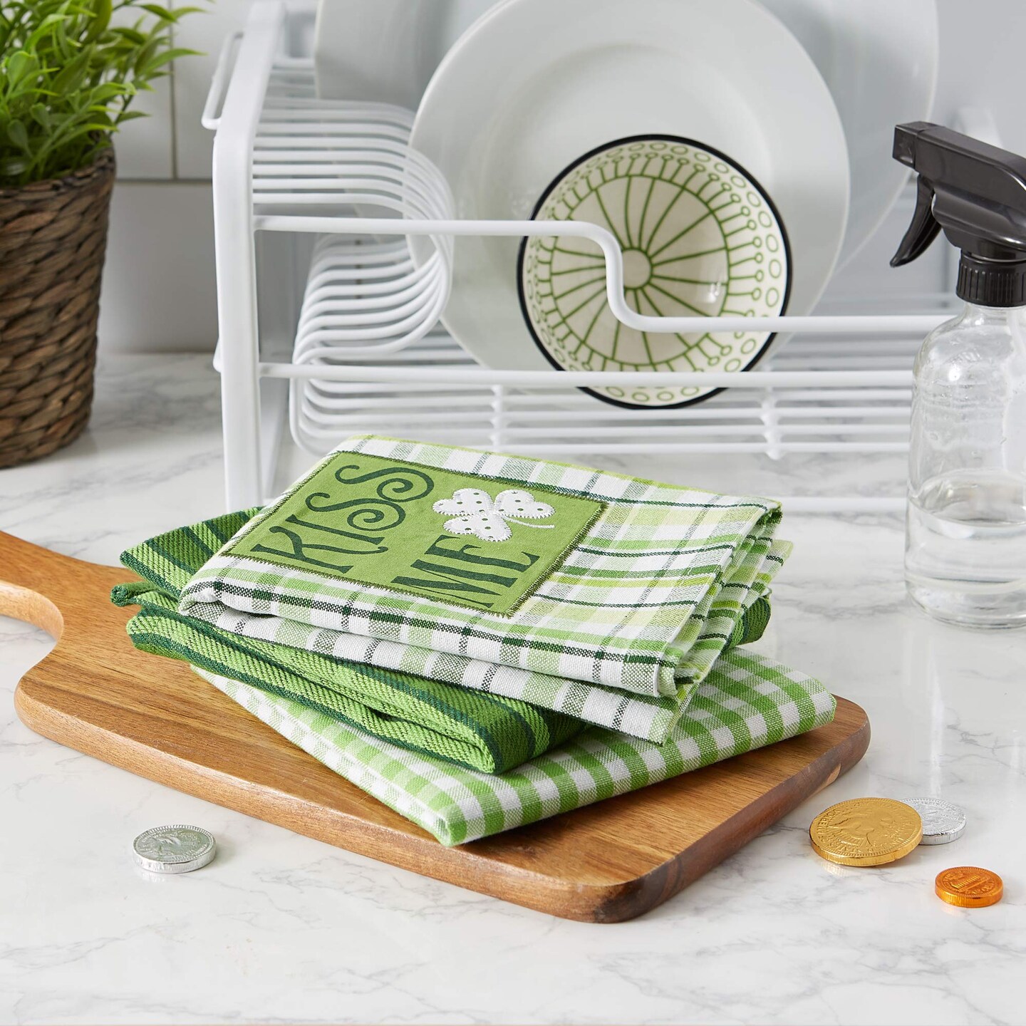 St. Patrick's Day Kitchen Collection, St. Patty's Day, Dishtowel Set