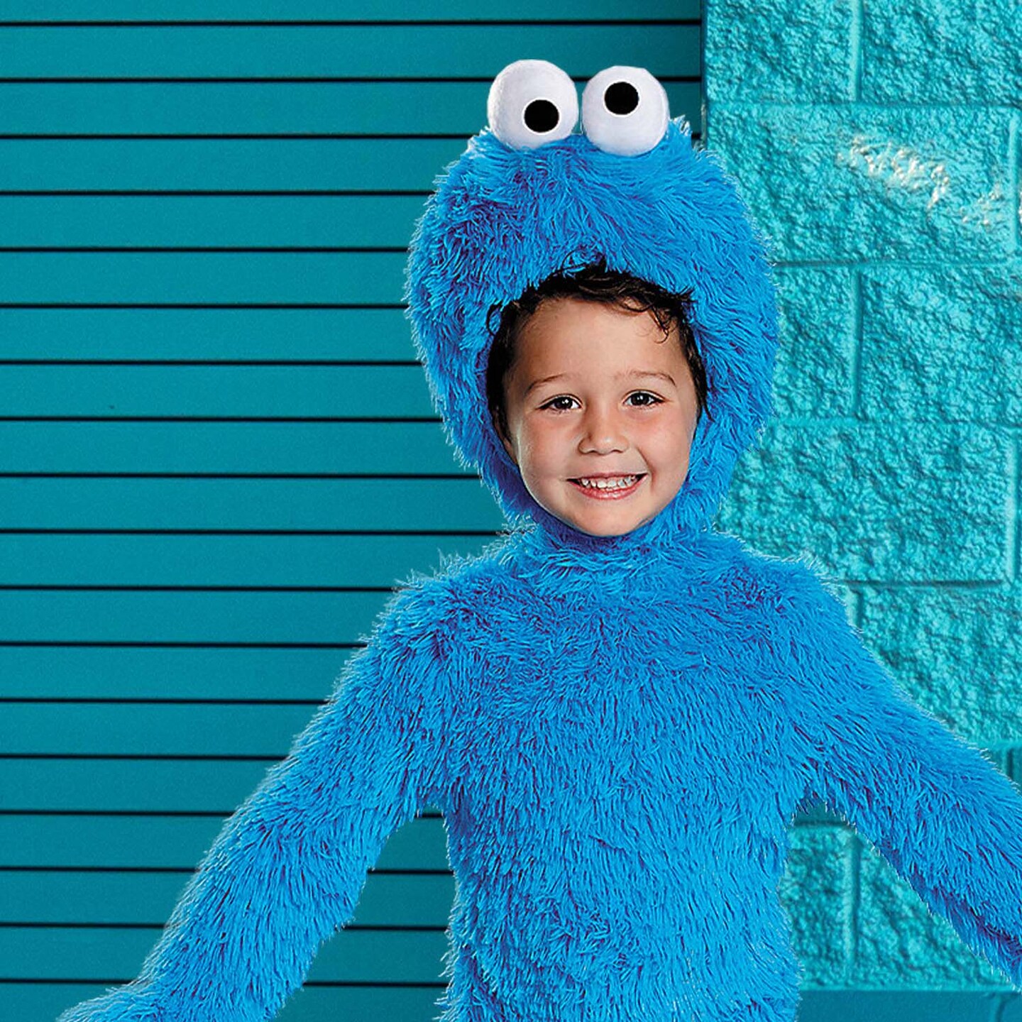 Baby Extra Deluxe Cookie Monster Costume Infant Small 6-12 Months