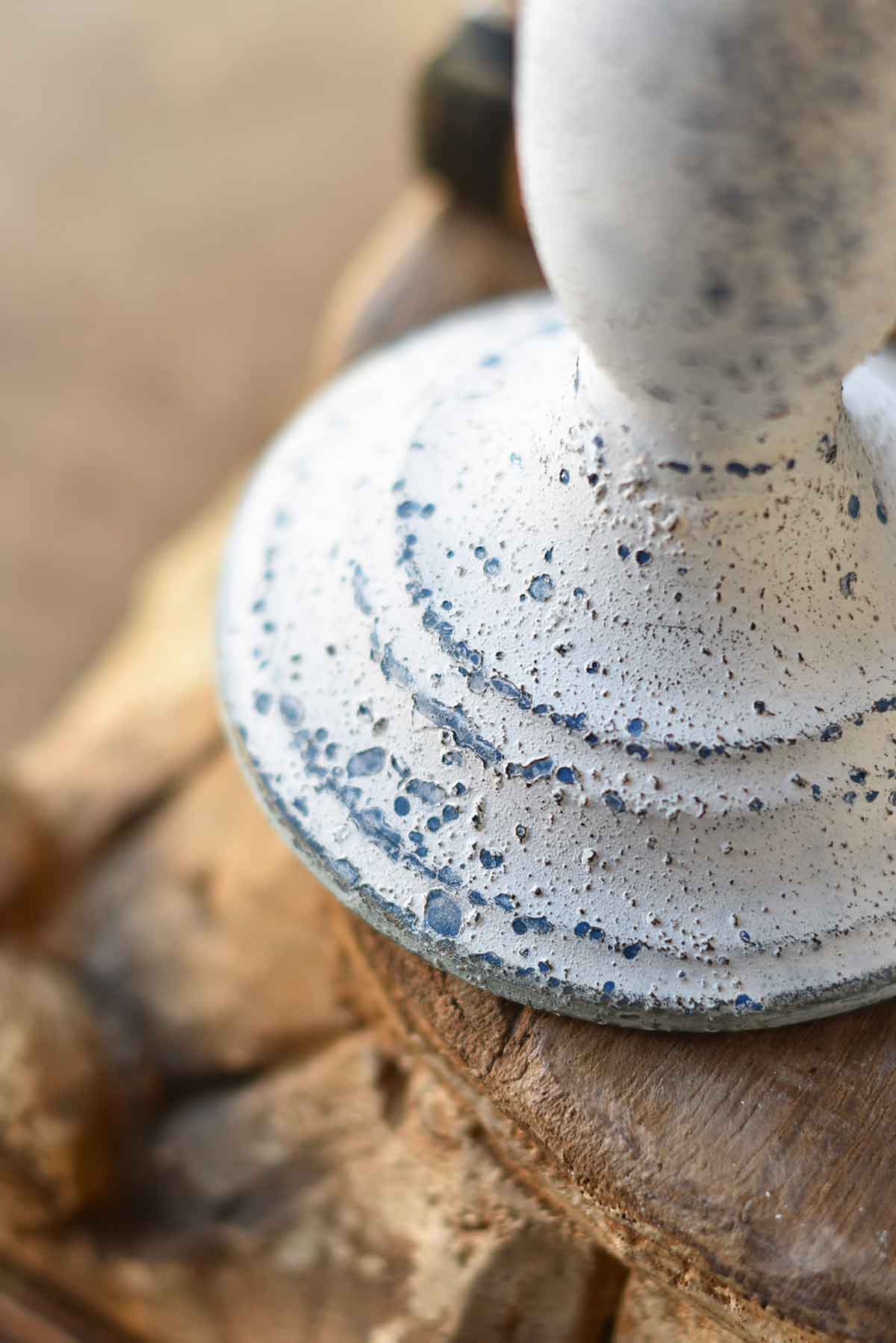 Farmhouse Rustic Pedestal Stand - Farmhouse Tabletop d&#xE9;cor - Holiday Tree