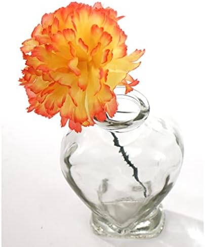 Artificial Carnation Picks, 100-Pack, 5" Long, 3.5" Wide, Orange Silk Blooms, Decorative Floral Picks, Parties & Events, Home & Office Decor, Floral Home by Artificial Flowers