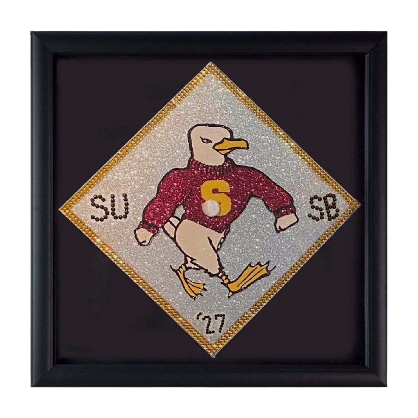 Framerly 16&#x27;&#x27; x 16&#x27;&#x27; Graduation Cap Shadow Box Frame