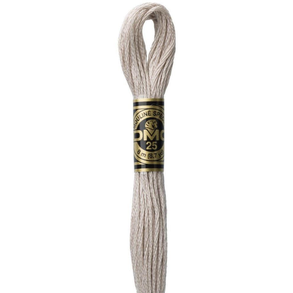 DMC Embroidery Floss, 6-Strand - Shell Gray Light #453