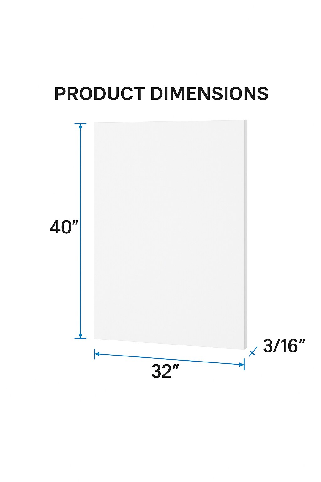 Framer Supply White Foam Board - 32x40 Inches, 3/16&#x22; Thick, 25-Sheets, Foam Core Board, Foamboard Sheets, Lightweight, Acid-Free Foam Board for Craft &#x26; Display