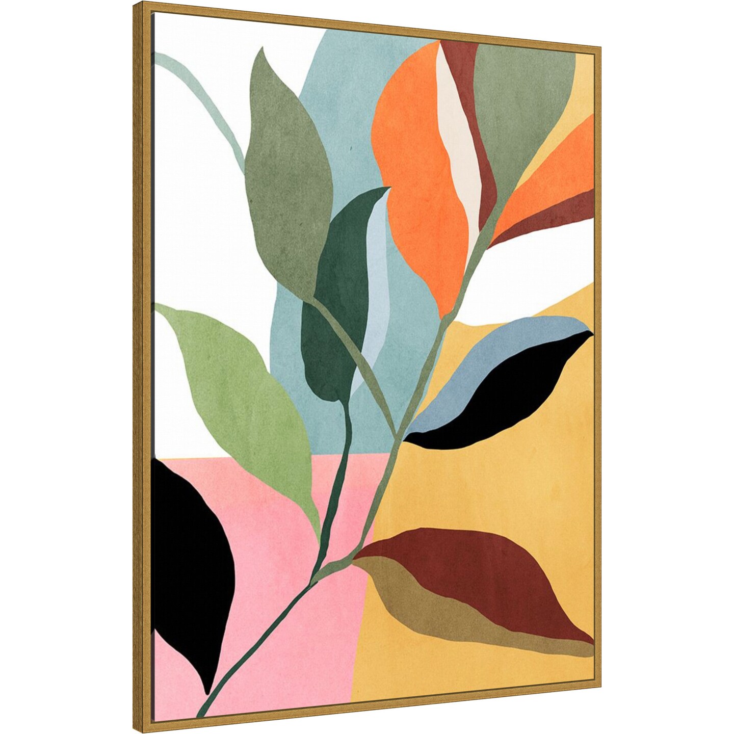 Bright Twig by PI Studio Framed Canvas Wall Art