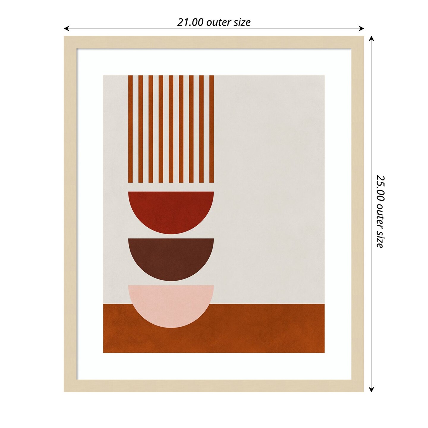 Echo of Love IV by Sarah Leonard Wood Framed Wall Art Print