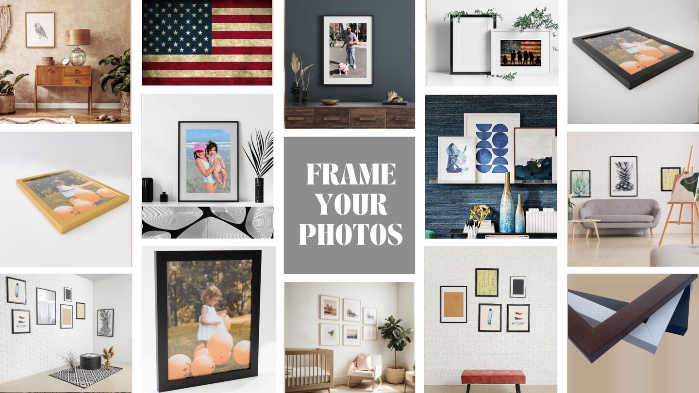 Natural Maple Wood 20x28 Picture Frame &#x2013; 20 x 28 Poster Frame &#x2013; Modern Light Wood Wall Art Frame Photo