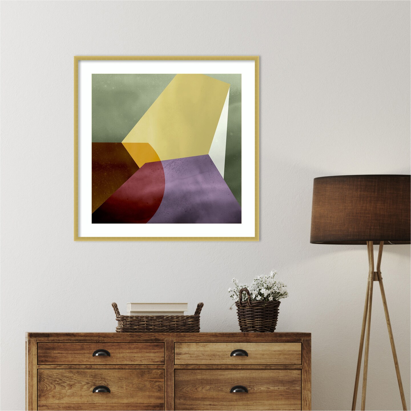 Essentially Minimal VI by Sisa Jasper Wood Framed Wall Art Print