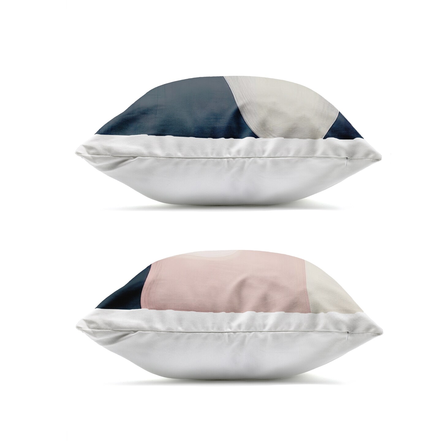 Stupell Industries Rounded Oblique Shapes 2 Piece Outdoor Printed Pillow Set, design by Irena Orlov, 18 x 7 x 18