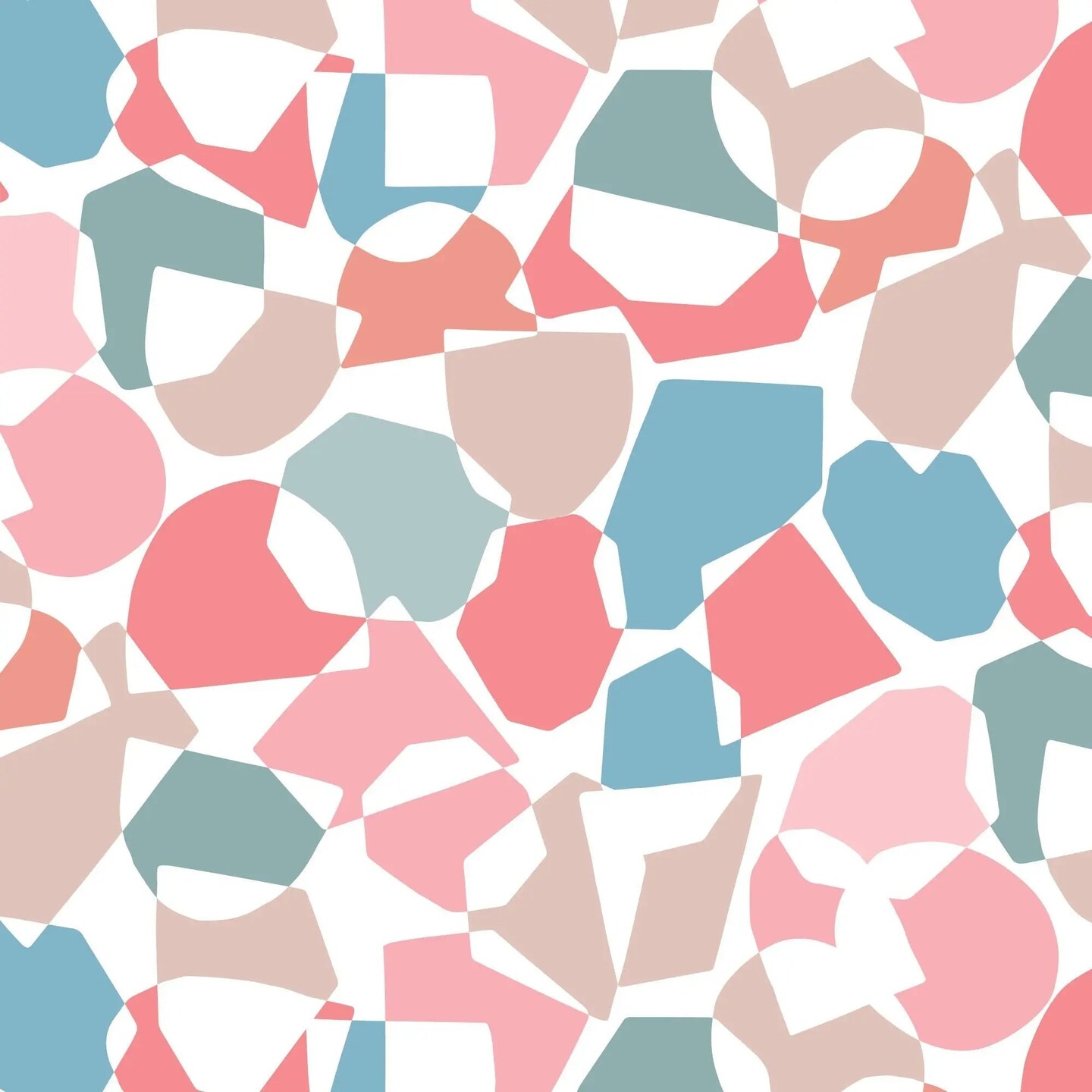 Cut Paper Collage Gift Wrap II