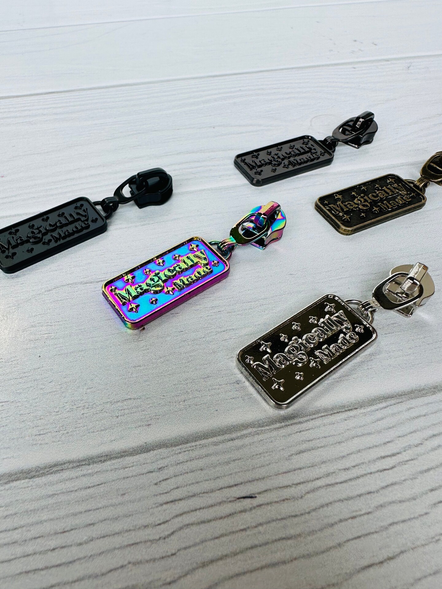 Magically Made zipper pulls