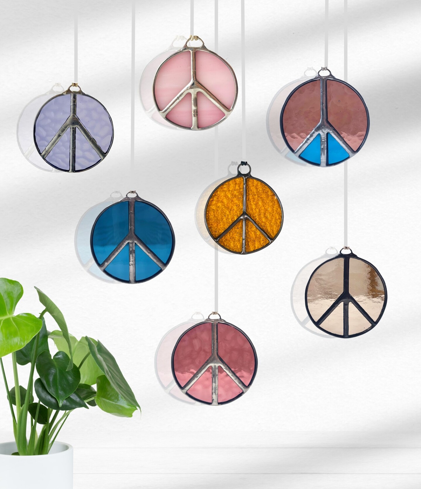 product name is Peace Sign Suncatchers