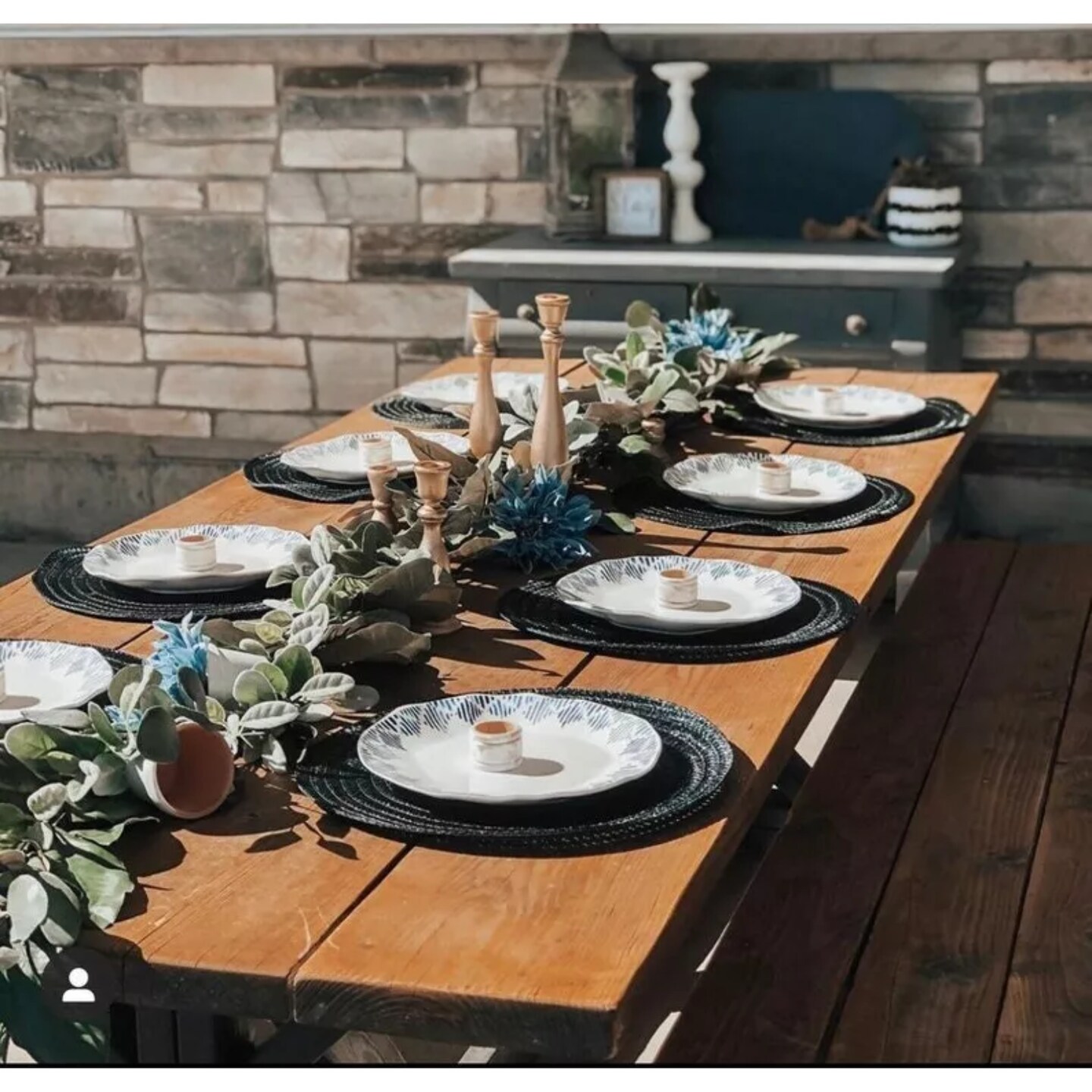 Kitcheniva 5 Set Wooden Paired Candlesticks Maple Wood Home Decor