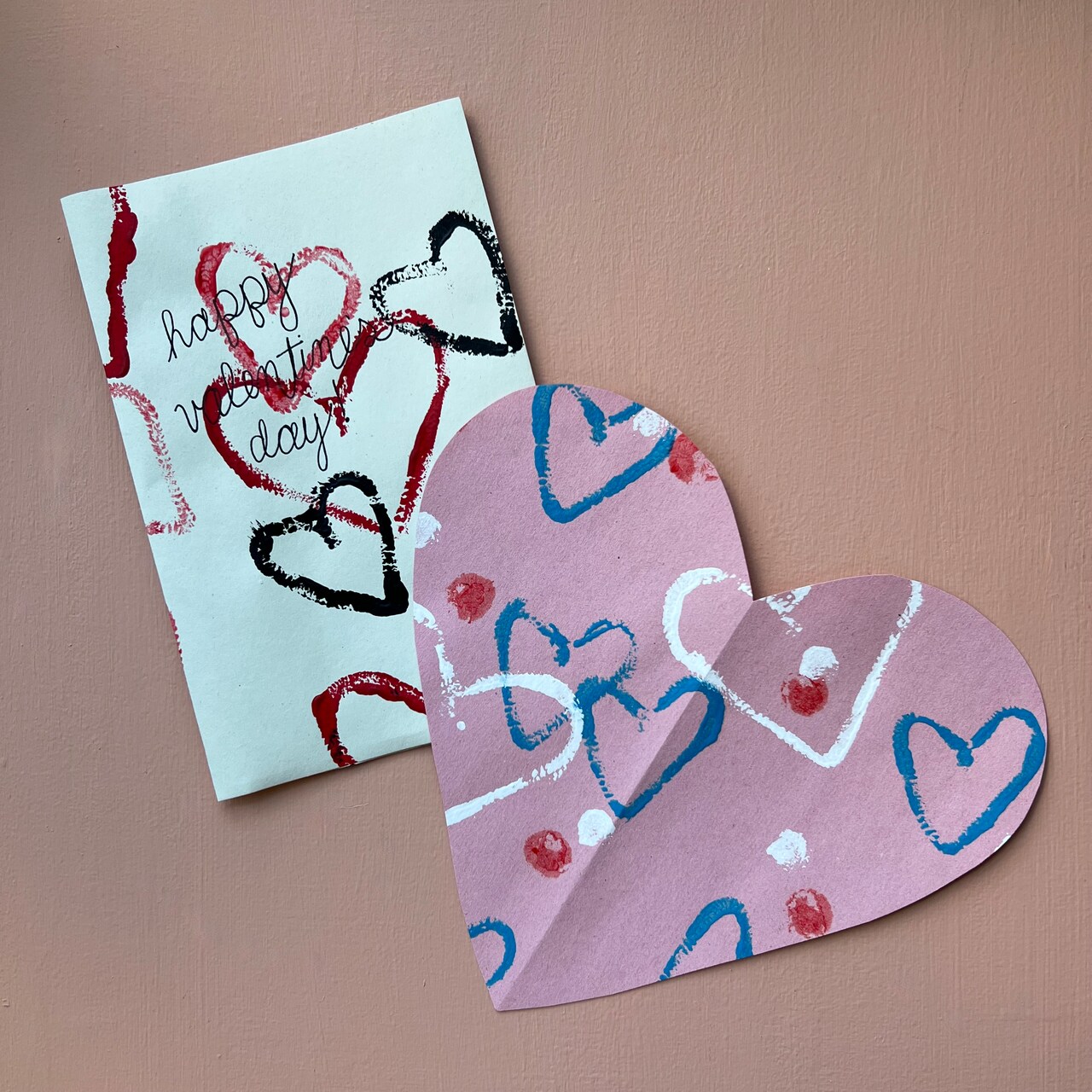 Kids Club: Stamped Valentine Art