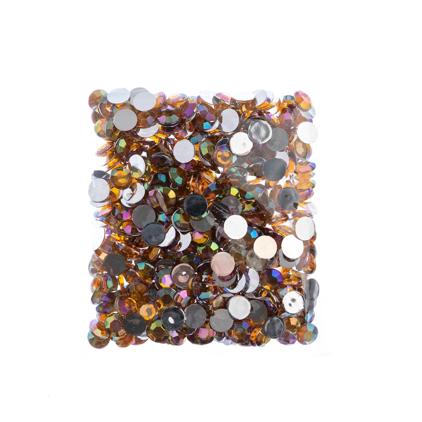 John Bead 10mm (SS45) Round Acrylic Flat Back Rhinestones, 500pcs