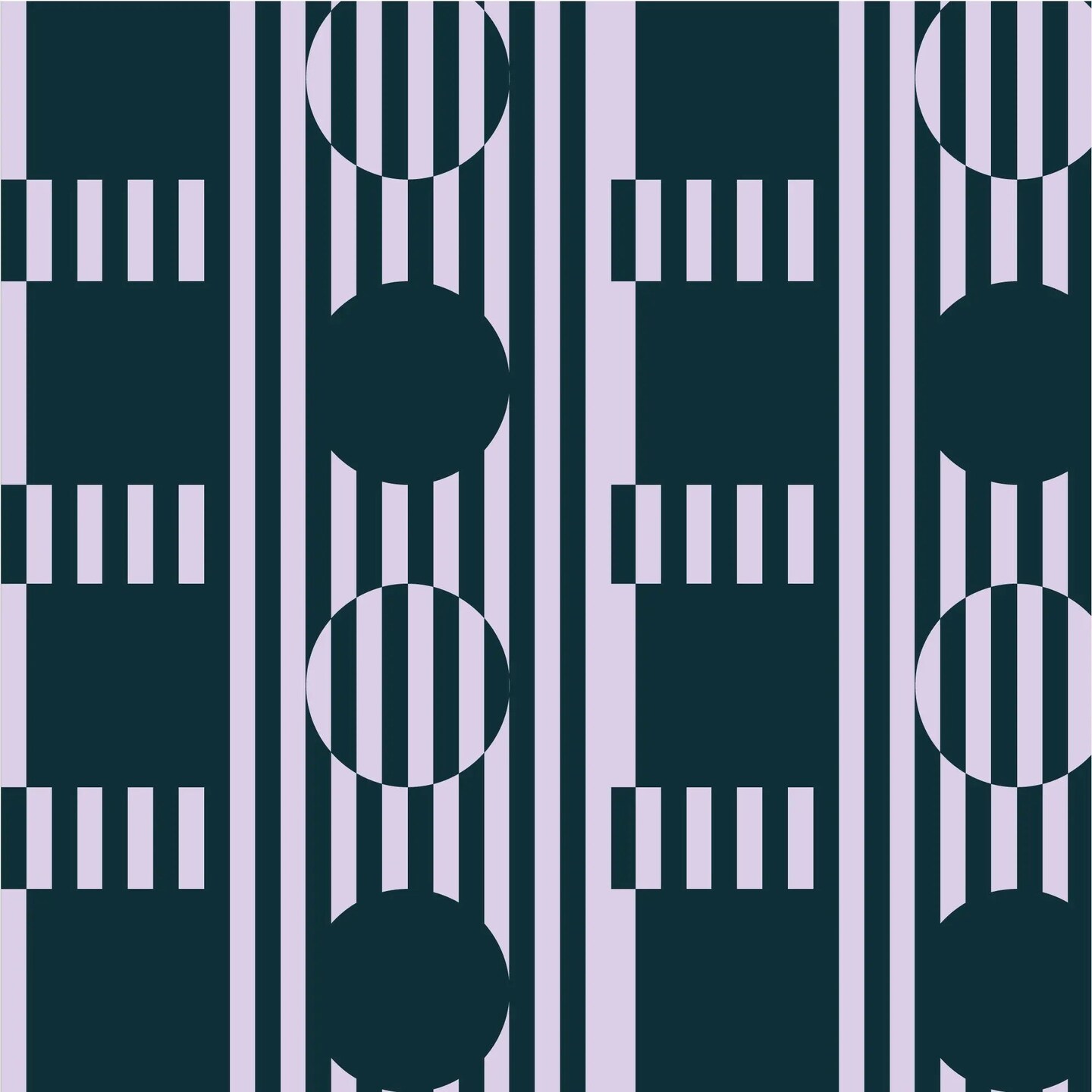 Modern Stripe Geo Wrapping Paper
